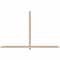 Ekena Millwork Eugene Smooth Timber Gable Bracket, Douglas Fir, 108"W x 68"H x 3 1/2"D x 3 1/2"F, 15/12 Pitch GBW108X68X0404EUG00SDF - alternate 1